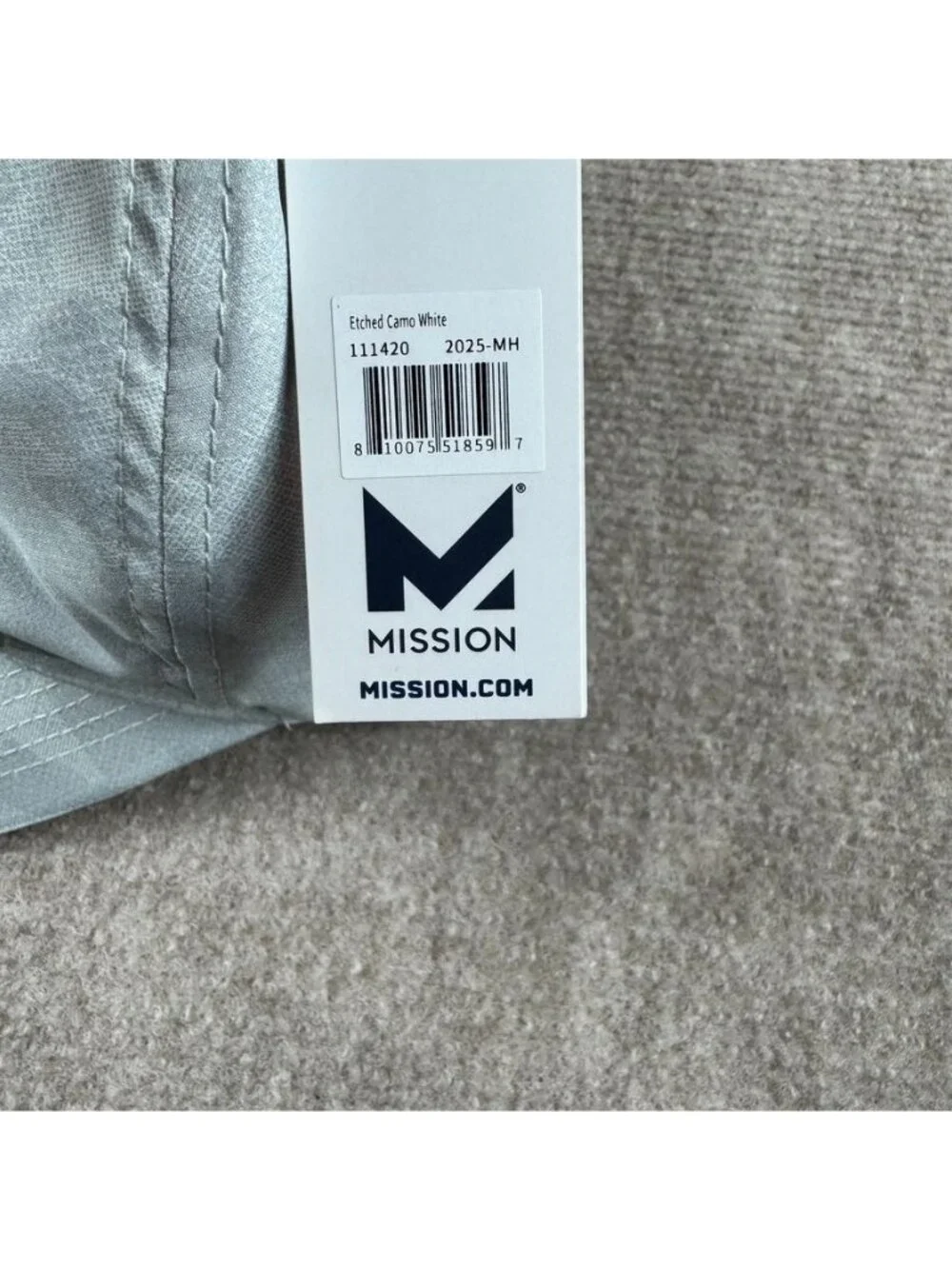 Mission Cooling Performance Hat Adjustable Strap UPF 50+ Lightweight Golf Beach - Picture 10 of 10